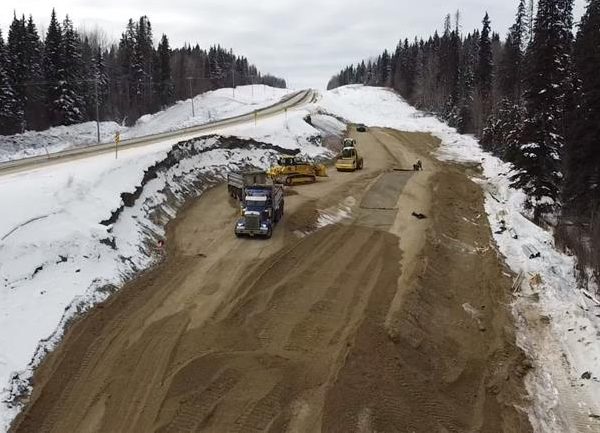 Construction Site Slope Stabilization