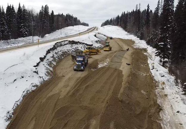 Construction Site Slope Stabilization
