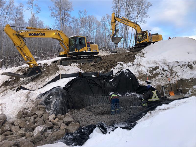 BC Hydro Old Fort Road Drainage Improvements
