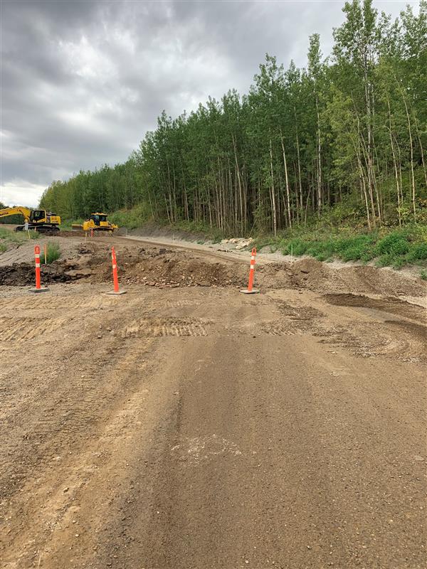 Peterson's Crossing road repairs
