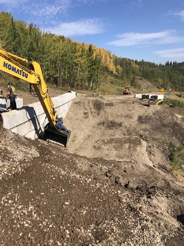 Peterson's Crossing road repairs