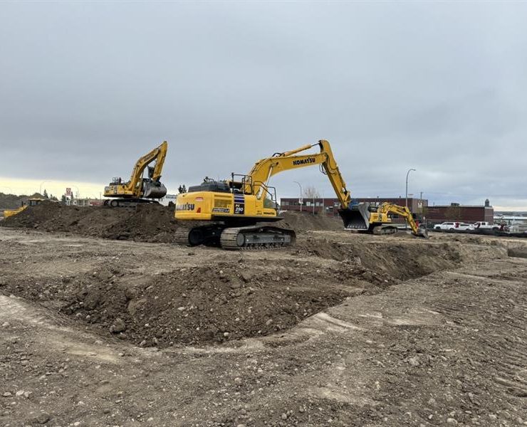 The Harlequin construction site