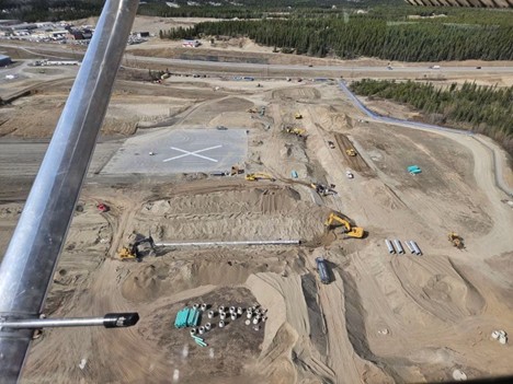 Whitehorse International Airport construction