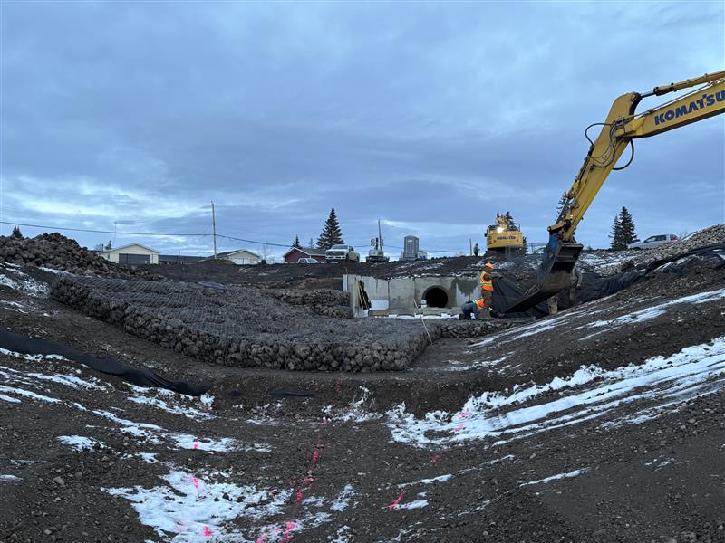 Barbaree Park Dawson Creek ACL Construction Drainage Improvements