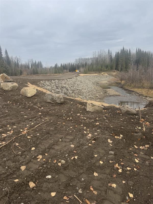 Slope Stabilization Creek Bed