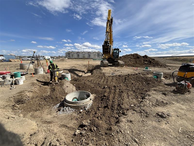 ACL Construction Civil Earthworks Underground Utilities Storm Drain Culverts Excavator
